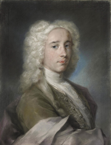 A Young Gentleman a member of the Wade family ca 1725 by Rosalba Carriera 1675-1757  ***AVAILABLE FOR PURCHASE***  ***CLICK HERE TO CONTACT GALLERY***  JEAN LUC BARONI LTD   PARIS